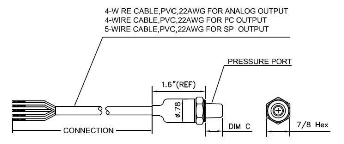 M3051-000005-100PG DIMENSIONS